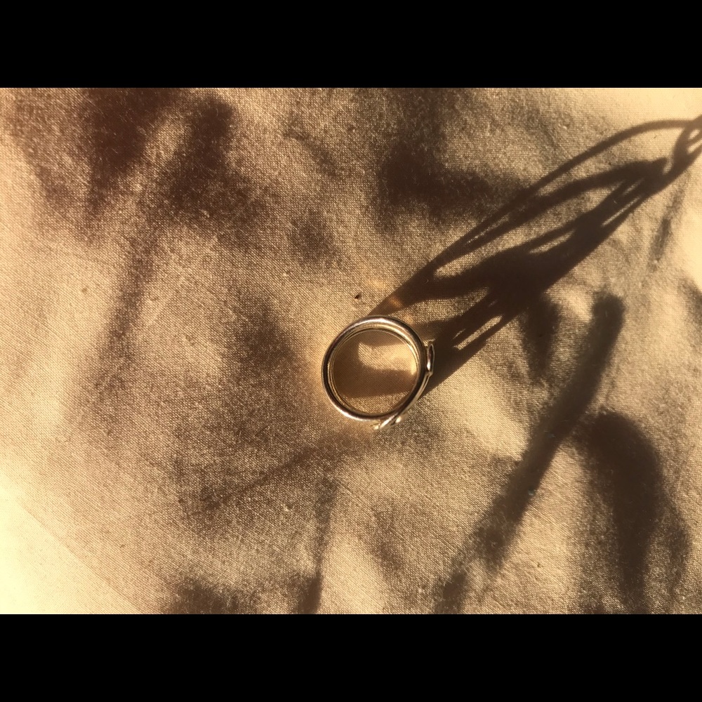 Mod silver ring Size 6 - Picture 3 of 4
